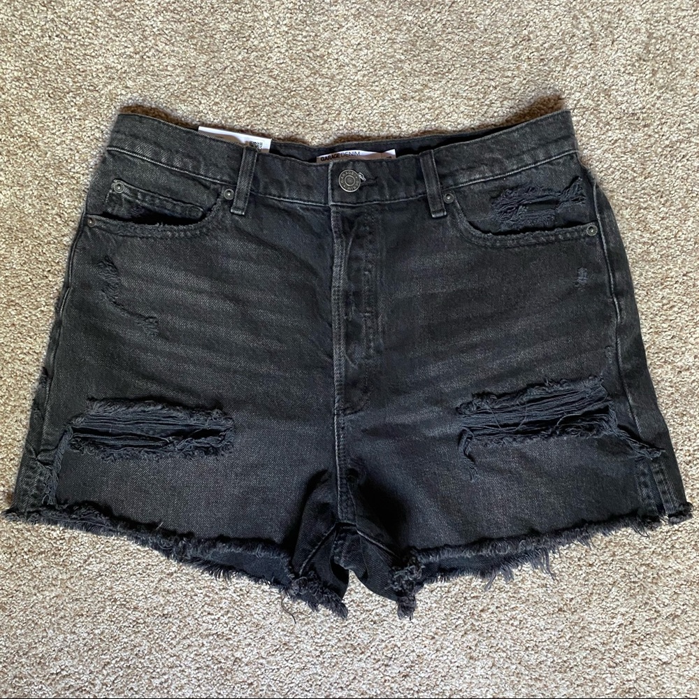 Garage black vintage cut off short.
